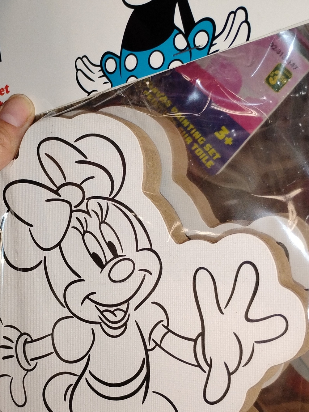 Paint Your Own Wooden Minnie Mouse - Paints In Yukiocluded